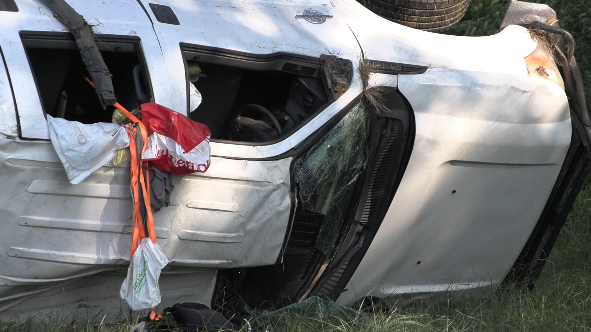 US 30 truck crash near SR 115 off-ramp leads to search for driver